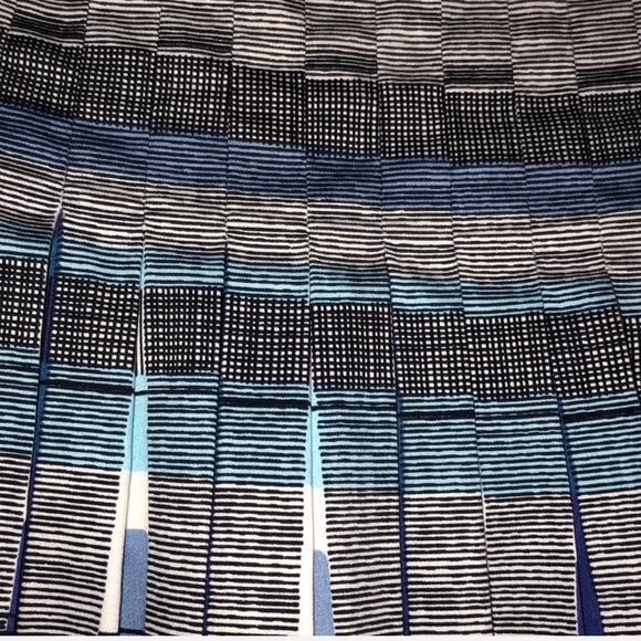 💙LIZ CLAIBORNE💙PLAID PLEATED DROP WAIST SKIRT💙 - Picture 4 of 6